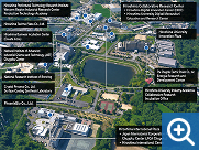 Hiroshima Central Science Park aerial view